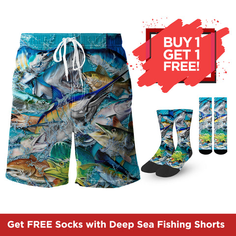 Deep Sea Fish Shorts