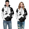 Black White Autumn Hoodie